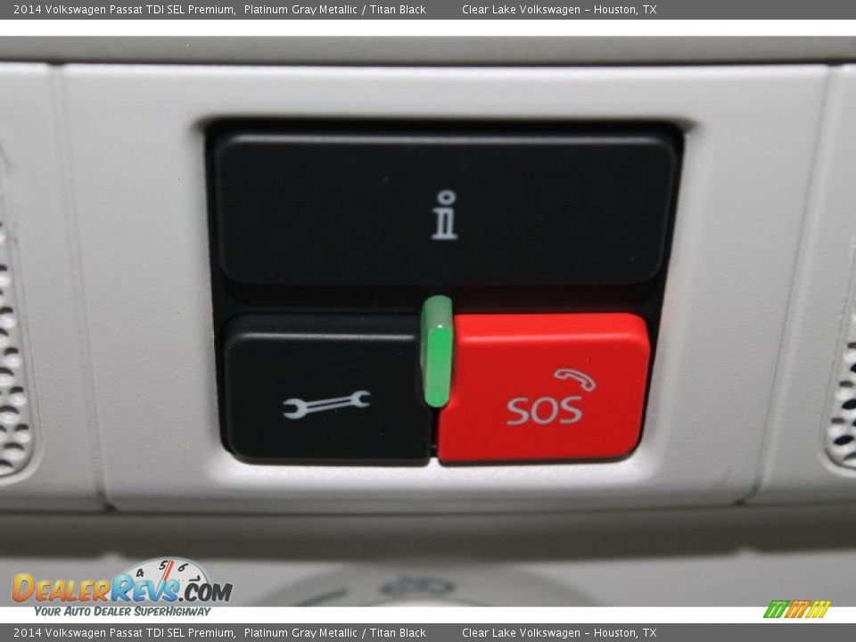 2014 Volkswagen Passat TDI SEL Premium Platinum Gray Metallic / Titan Black Photo #18