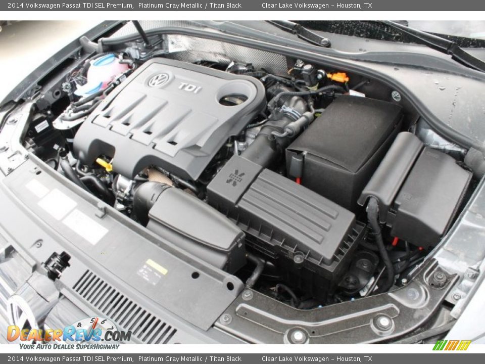 2014 Volkswagen Passat TDI SEL Premium Platinum Gray Metallic / Titan Black Photo #34
