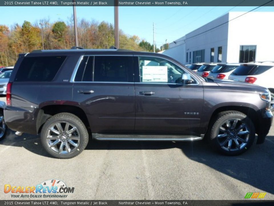 2015 Chevrolet Tahoe LTZ 4WD Tungsten Metallic / Jet Black Photo #4