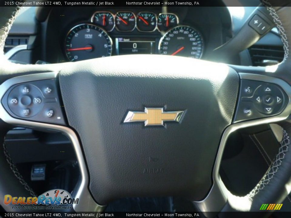 2015 Chevrolet Tahoe LTZ 4WD Tungsten Metallic / Jet Black Photo #15