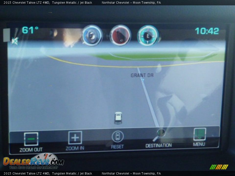 2015 Chevrolet Tahoe LTZ 4WD Tungsten Metallic / Jet Black Photo #16