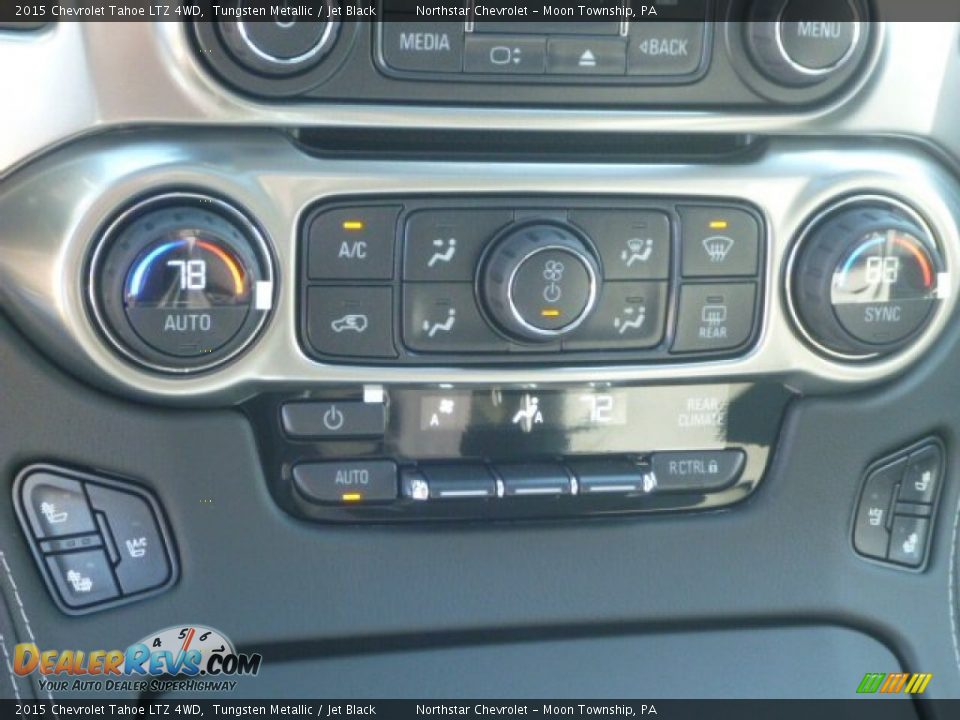 2015 Chevrolet Tahoe LTZ 4WD Tungsten Metallic / Jet Black Photo #19