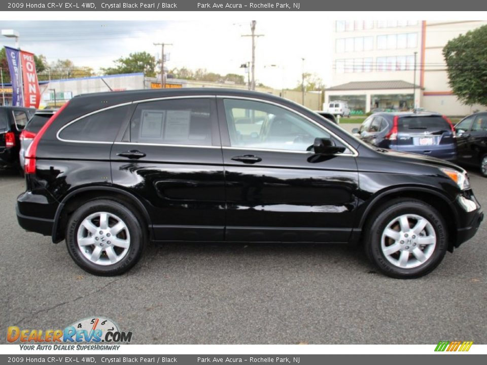 Crystal Black Pearl 2009 Honda CR-V EX-L 4WD Photo #2