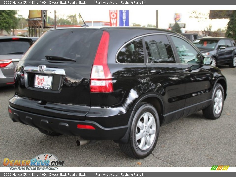 2009 Honda CR-V EX-L 4WD Crystal Black Pearl / Black Photo #3