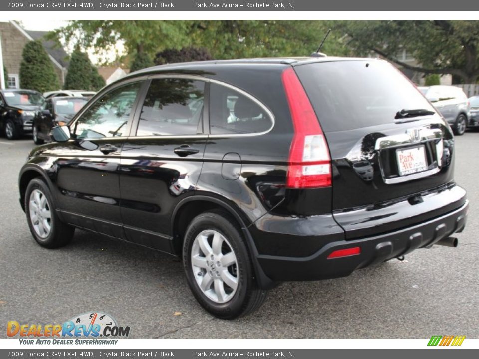 2009 Honda CR-V EX-L 4WD Crystal Black Pearl / Black Photo #5