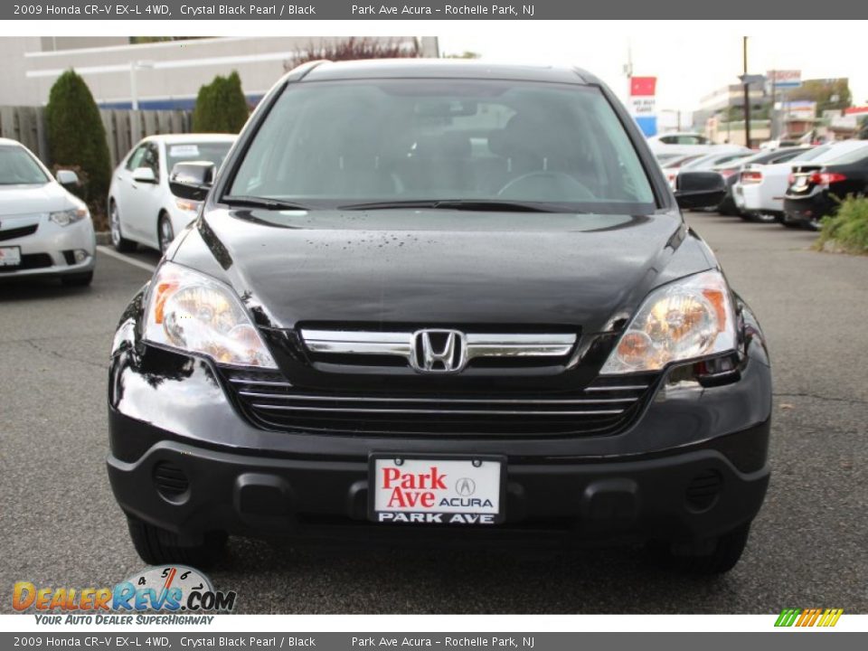 2009 Honda CR-V EX-L 4WD Crystal Black Pearl / Black Photo #8