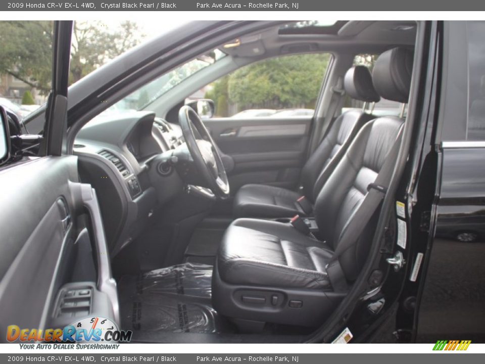 2009 Honda CR-V EX-L 4WD Crystal Black Pearl / Black Photo #11