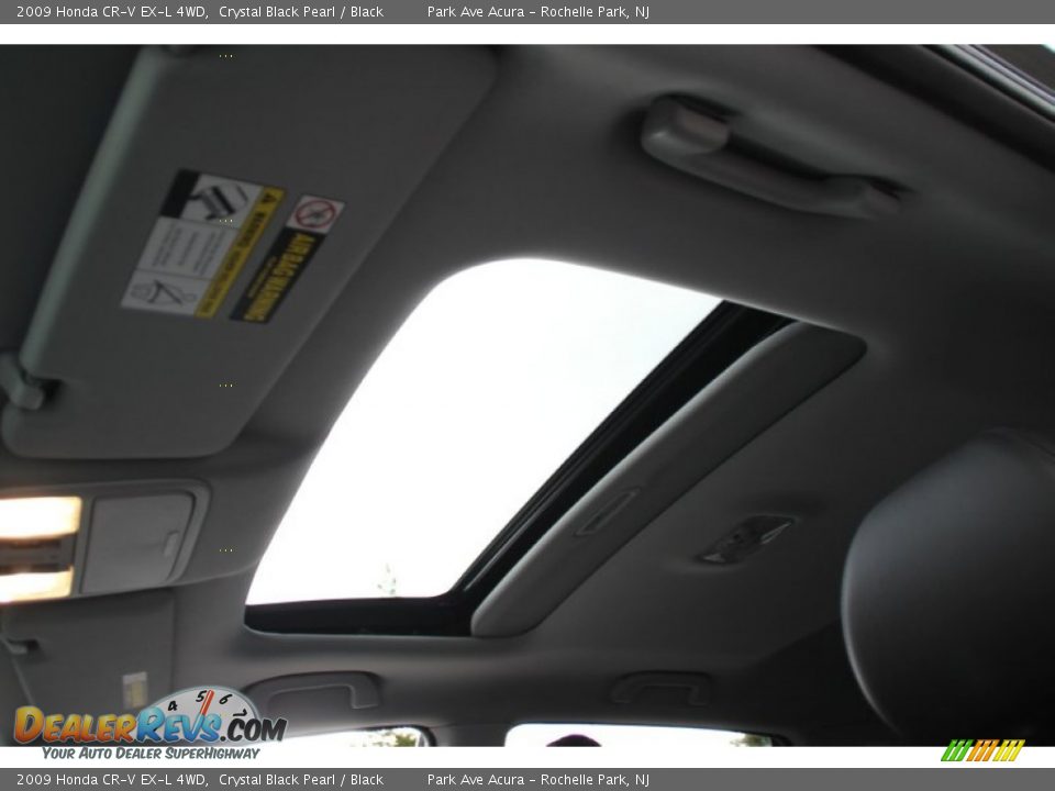 2009 Honda CR-V EX-L 4WD Crystal Black Pearl / Black Photo #13