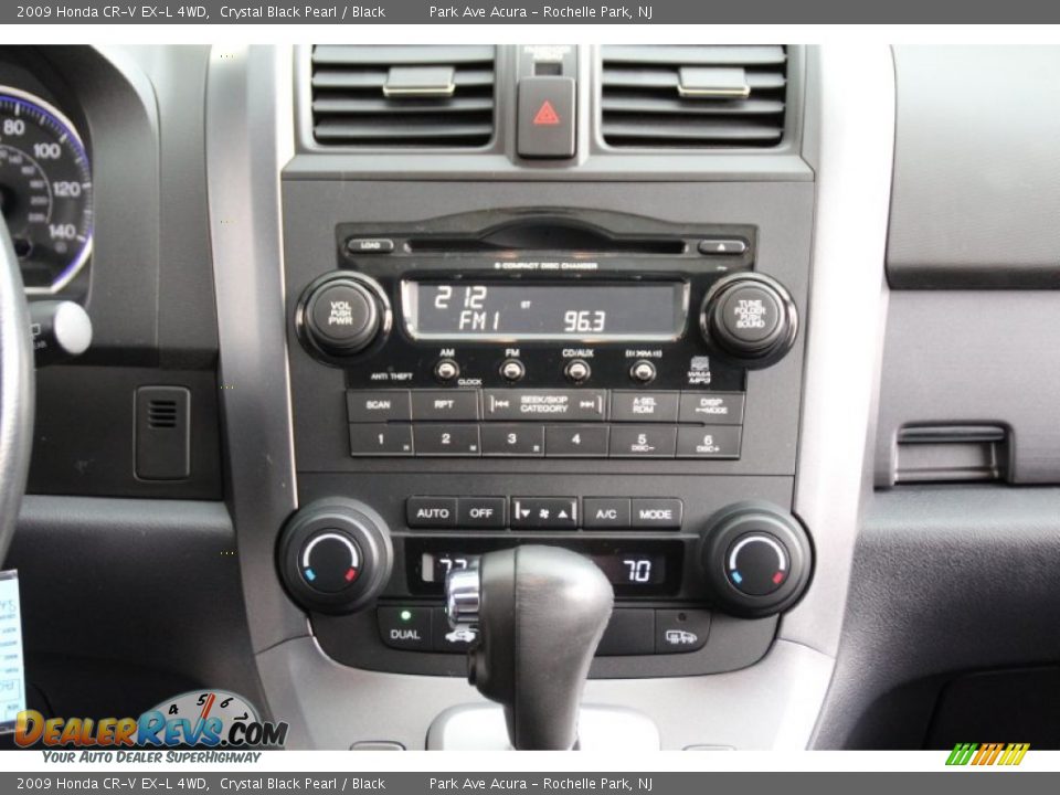 2009 Honda CR-V EX-L 4WD Crystal Black Pearl / Black Photo #15
