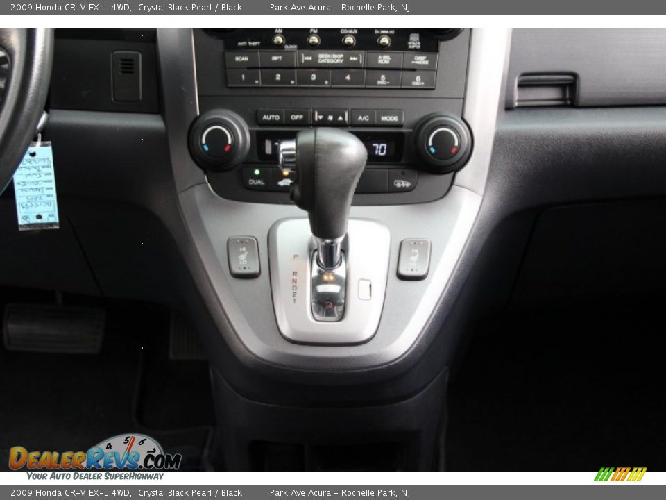 2009 Honda CR-V EX-L 4WD Crystal Black Pearl / Black Photo #16