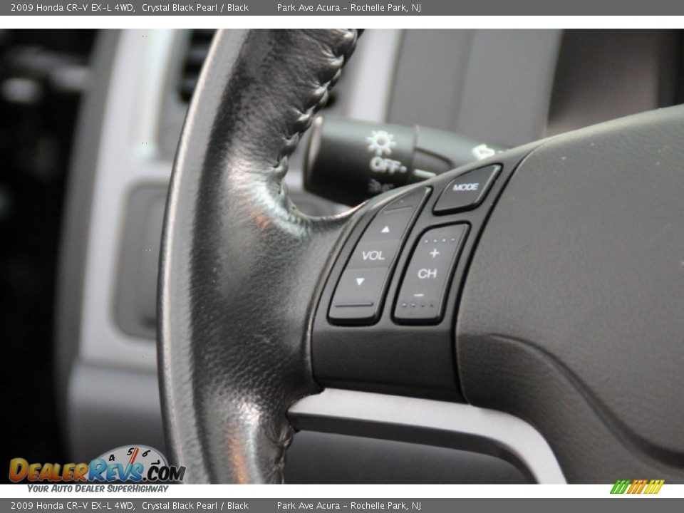 2009 Honda CR-V EX-L 4WD Crystal Black Pearl / Black Photo #18