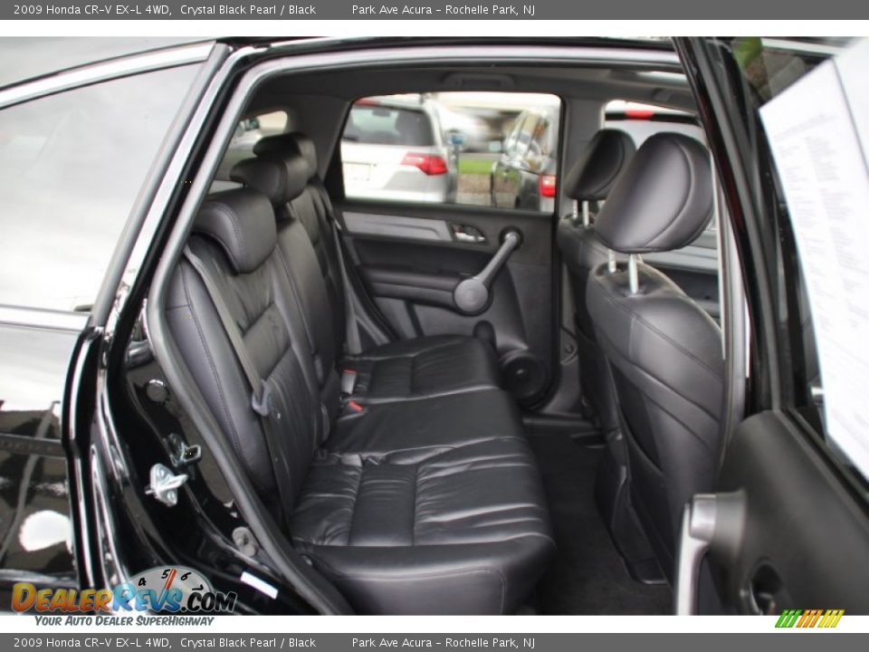 2009 Honda CR-V EX-L 4WD Crystal Black Pearl / Black Photo #24