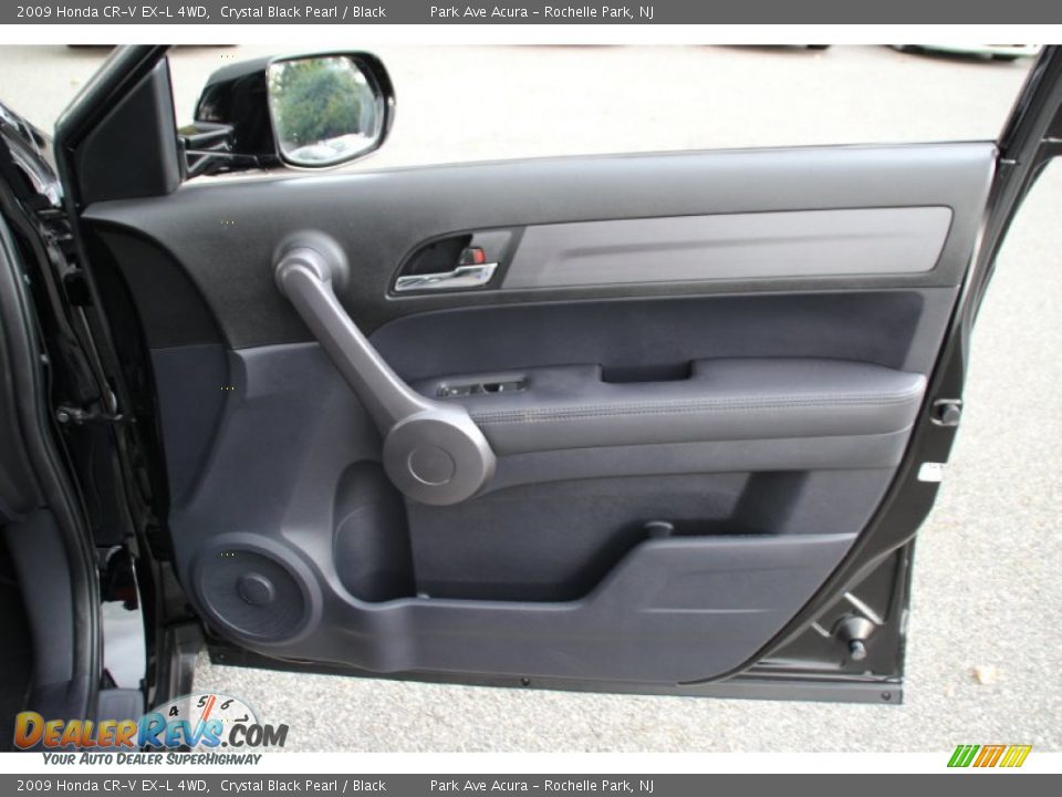 2009 Honda CR-V EX-L 4WD Crystal Black Pearl / Black Photo #25