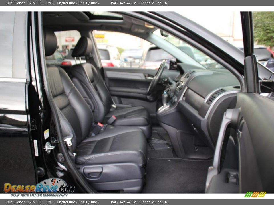 2009 Honda CR-V EX-L 4WD Crystal Black Pearl / Black Photo #27
