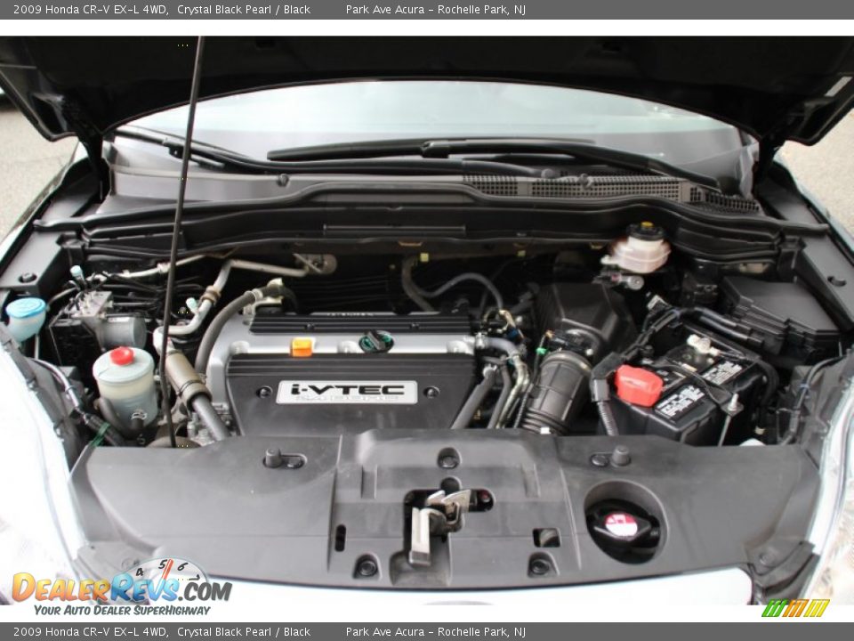 2009 Honda CR-V EX-L 4WD Crystal Black Pearl / Black Photo #29