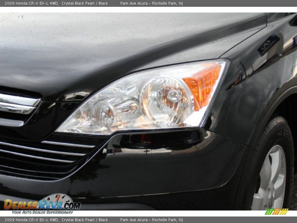 2009 Honda CR-V EX-L 4WD Crystal Black Pearl / Black Photo #30