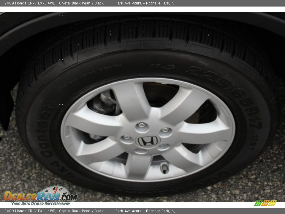 2009 Honda CR-V EX-L 4WD Crystal Black Pearl / Black Photo #32