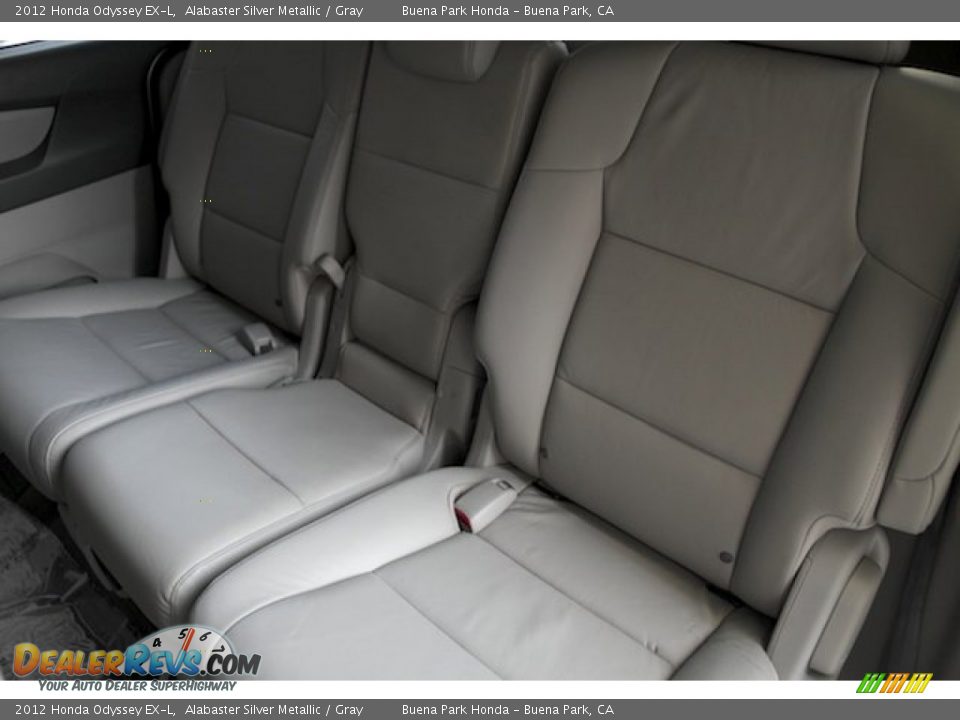 2012 Honda Odyssey EX-L Alabaster Silver Metallic / Gray Photo #15
