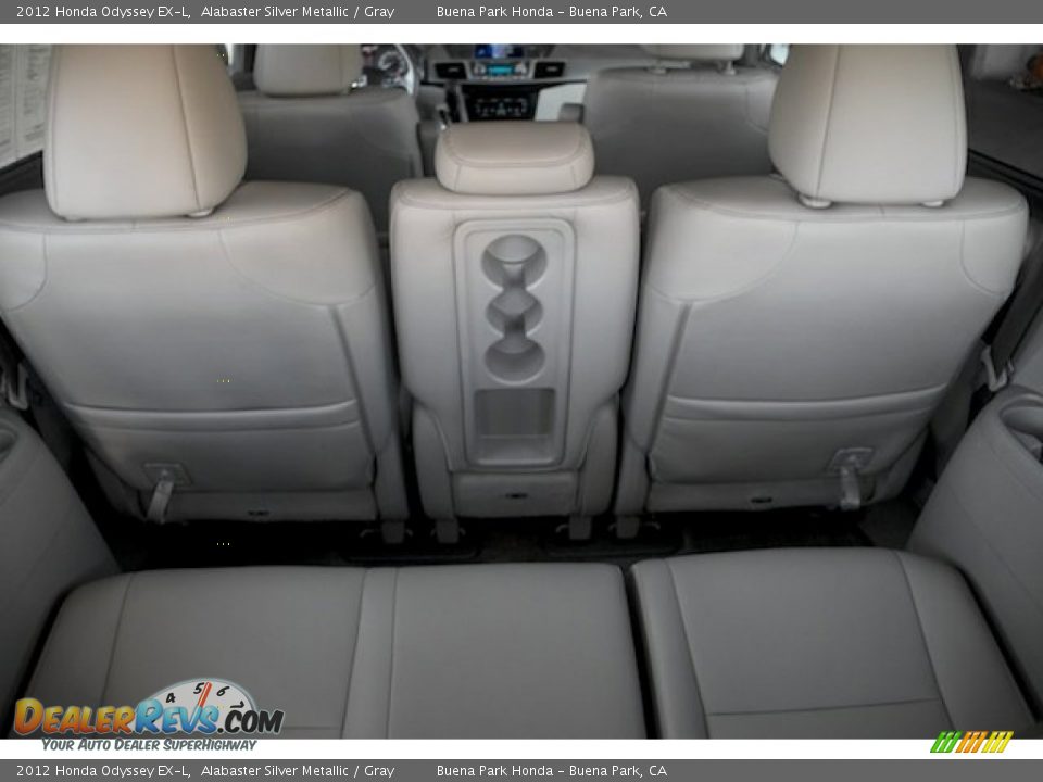 2012 Honda Odyssey EX-L Alabaster Silver Metallic / Gray Photo #20