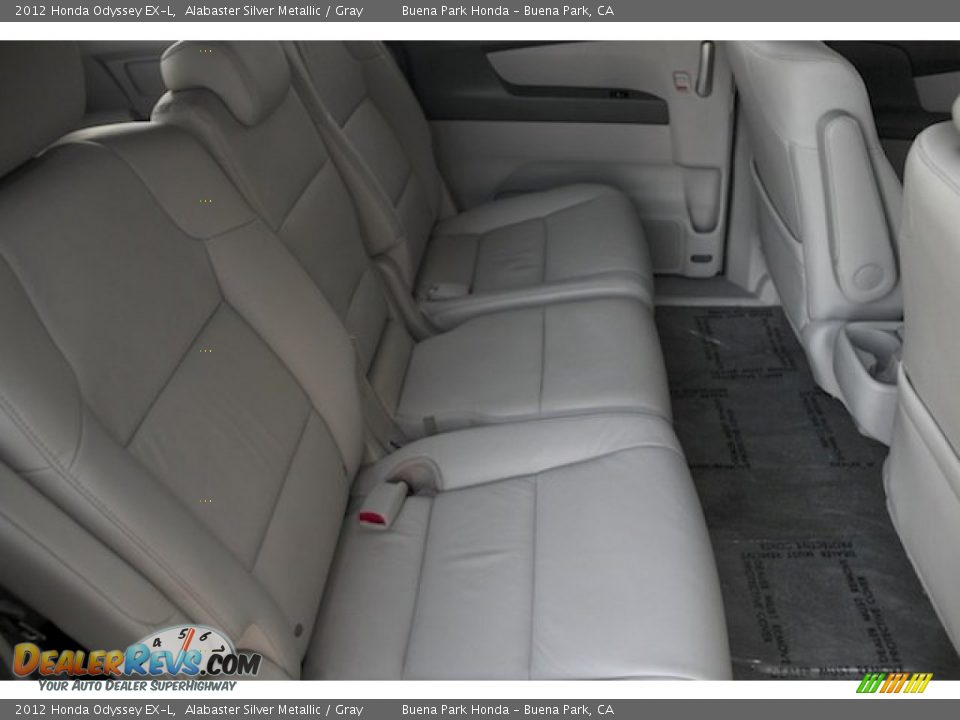 2012 Honda Odyssey EX-L Alabaster Silver Metallic / Gray Photo #21