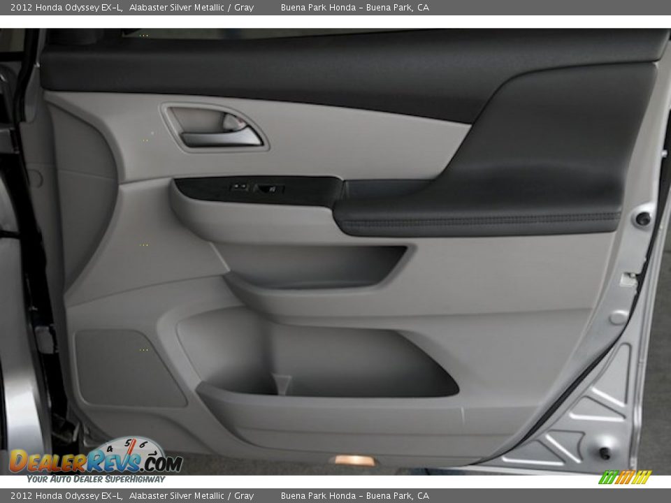 2012 Honda Odyssey EX-L Alabaster Silver Metallic / Gray Photo #32