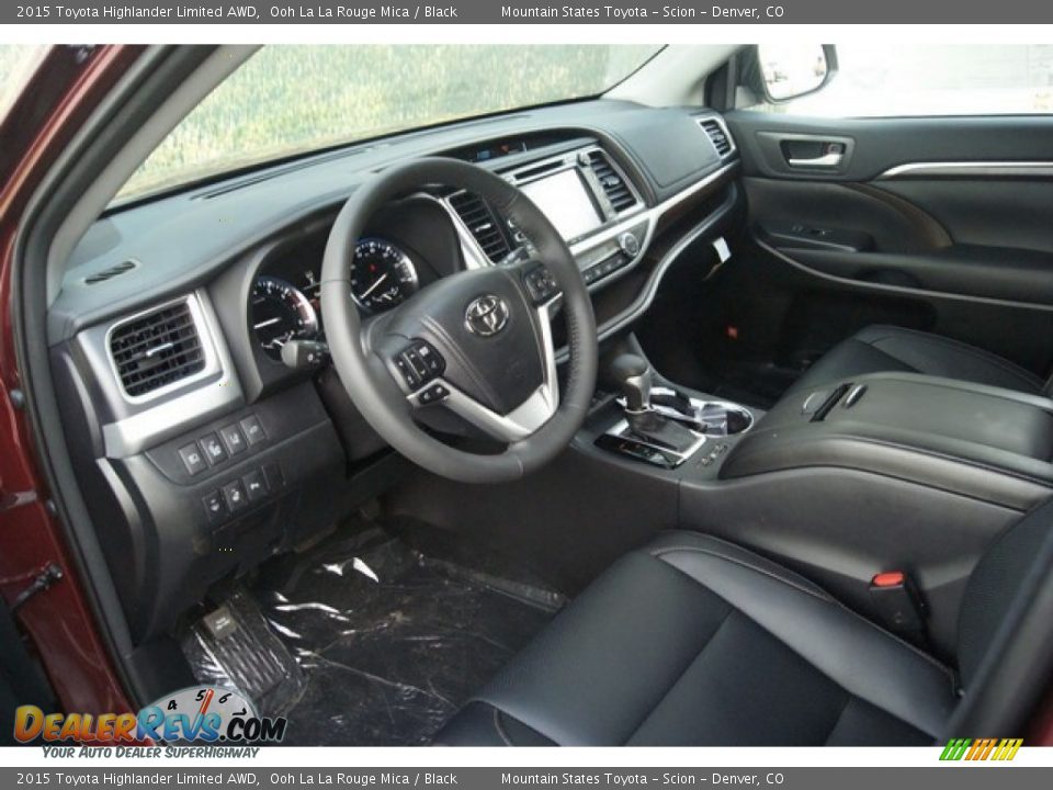 2015 Toyota Highlander Limited AWD Ooh La La Rouge Mica / Black Photo #5