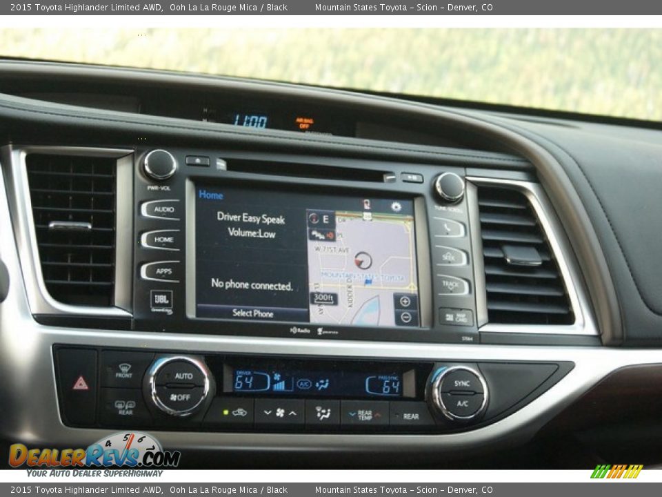 2015 Toyota Highlander Limited AWD Ooh La La Rouge Mica / Black Photo #6