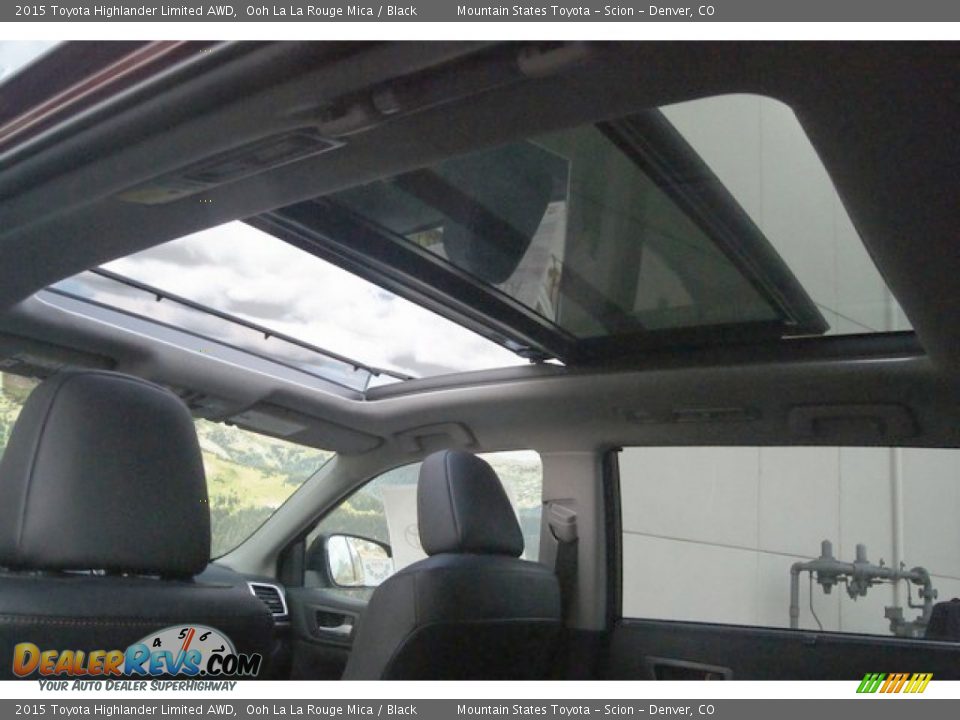 2015 Toyota Highlander Limited AWD Ooh La La Rouge Mica / Black Photo #8