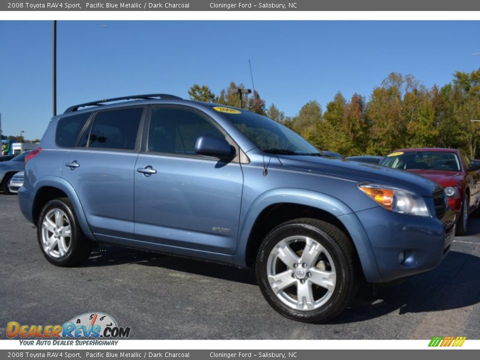 2008 Toyota RAV4 Sport Pacific Blue Metallic / Dark Charcoal Photo #1