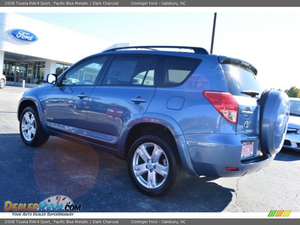 2008 Toyota RAV4 Sport Pacific Blue Metallic / Dark Charcoal Photo #5