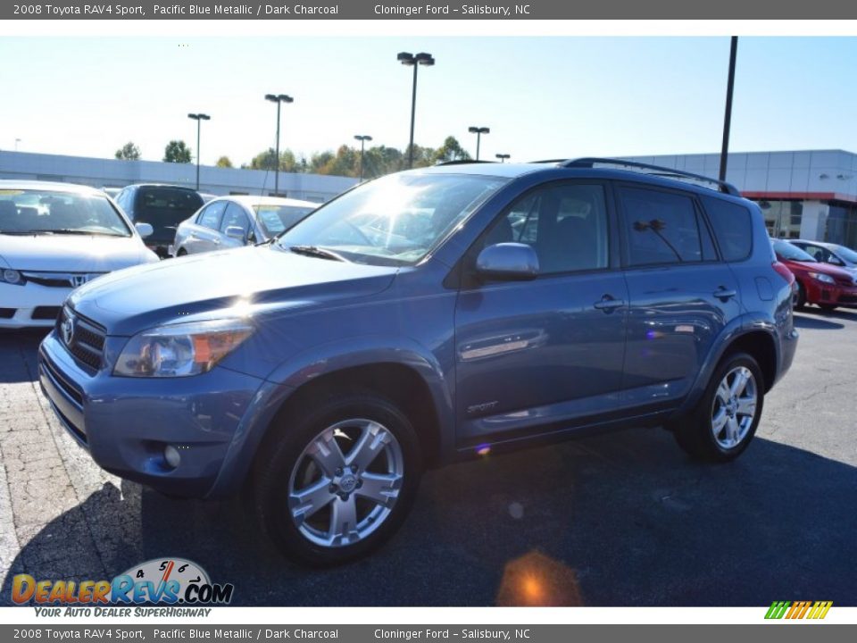 2008 Toyota RAV4 Sport Pacific Blue Metallic / Dark Charcoal Photo #7