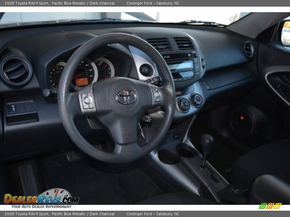 2008 Toyota RAV4 Sport Pacific Blue Metallic / Dark Charcoal Photo #10
