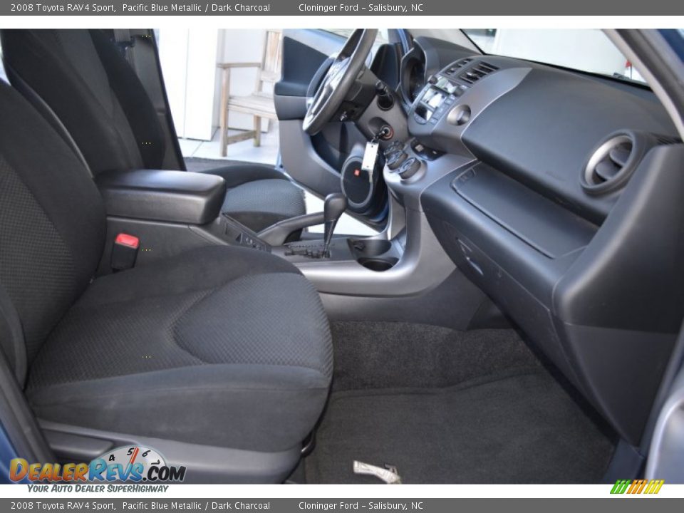2008 Toyota RAV4 Sport Pacific Blue Metallic / Dark Charcoal Photo #15