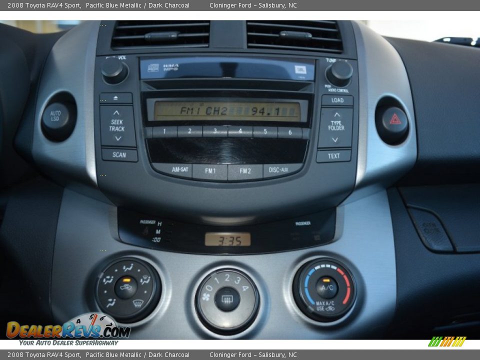 2008 Toyota RAV4 Sport Pacific Blue Metallic / Dark Charcoal Photo #19