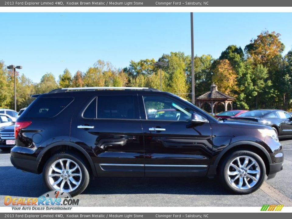 2013 Ford Explorer Limited 4WD Kodiak Brown Metallic / Medium Light Stone Photo #2