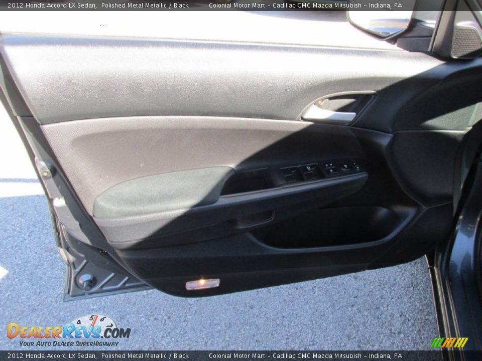 2012 Honda Accord LX Sedan Polished Metal Metallic / Black Photo #11