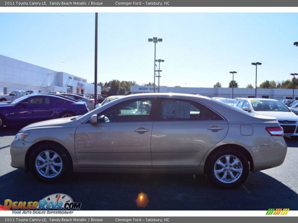 2011 Toyota Camry LE Sandy Beach Metallic / Bisque Photo #6