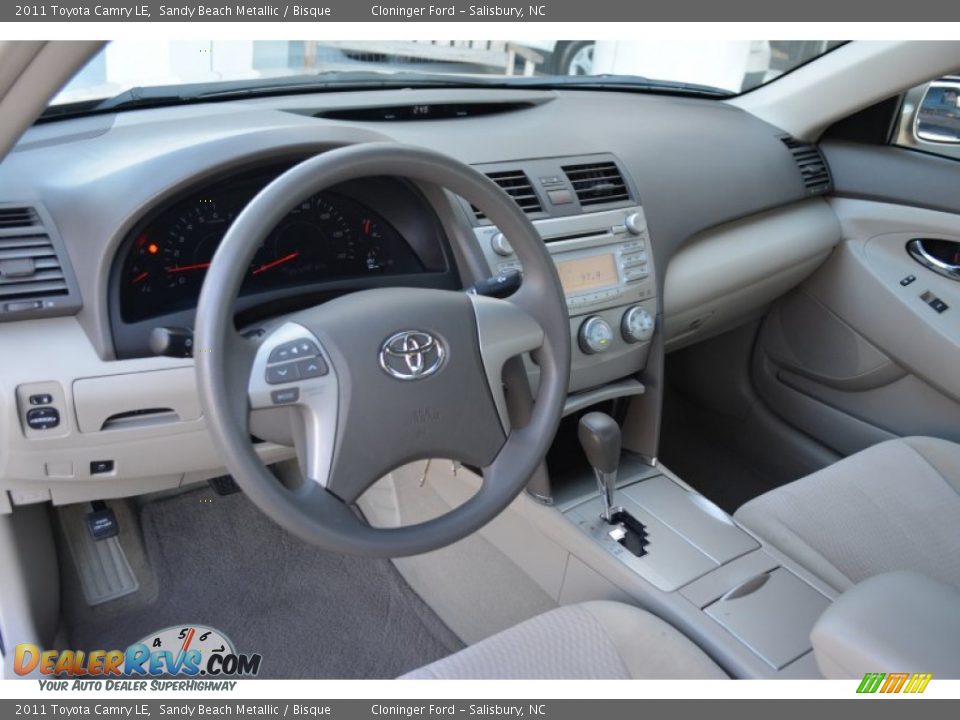 2011 Toyota Camry LE Sandy Beach Metallic / Bisque Photo #10