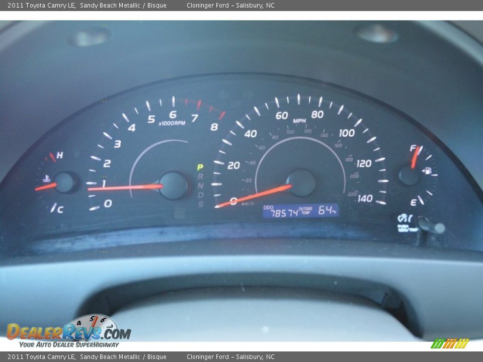 2011 Toyota Camry LE Sandy Beach Metallic / Bisque Photo #24