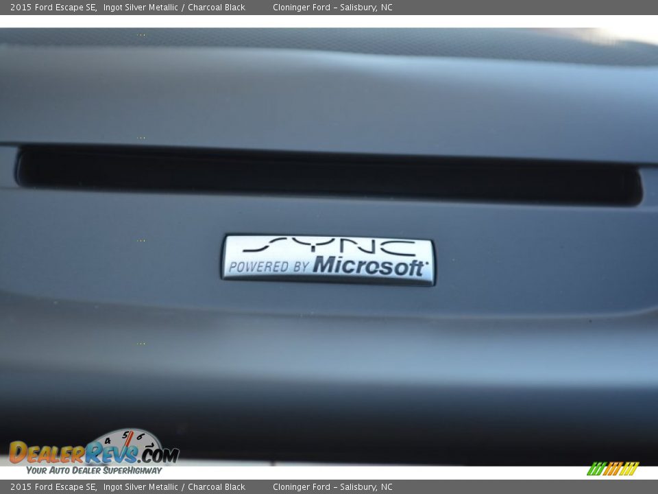 2015 Ford Escape SE Ingot Silver Metallic / Charcoal Black Photo #18