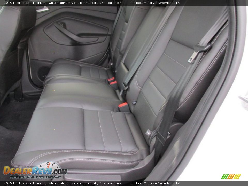 Rear Seat of 2015 Ford Escape Titanium Photo #20