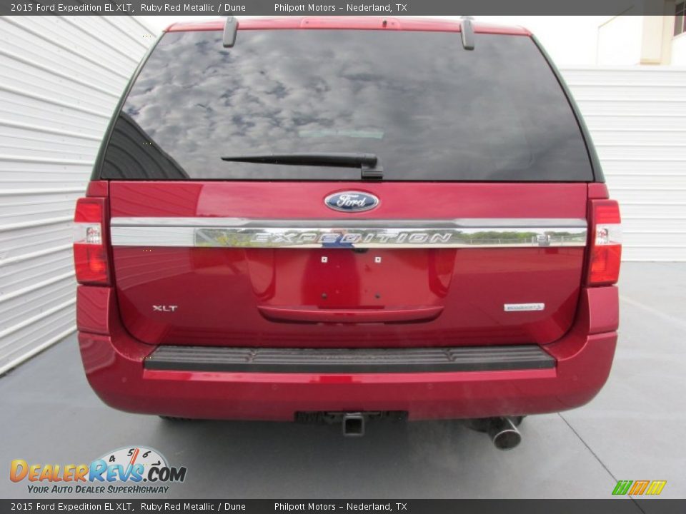2015 Ford Expedition EL XLT Ruby Red Metallic / Dune Photo #5