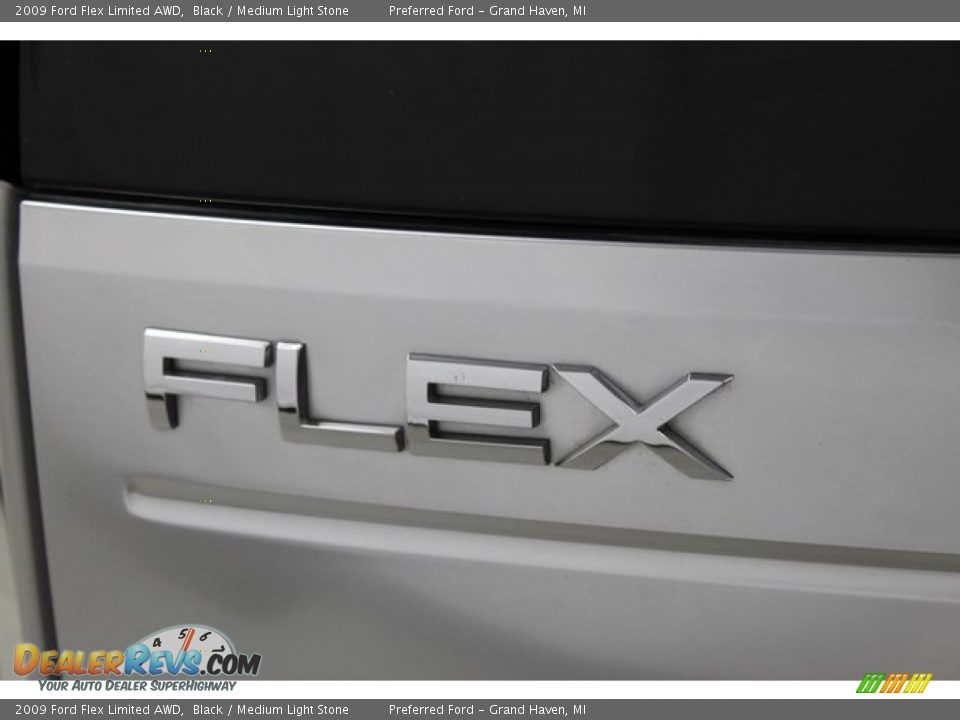 2009 Ford Flex Limited AWD Black / Medium Light Stone Photo #8