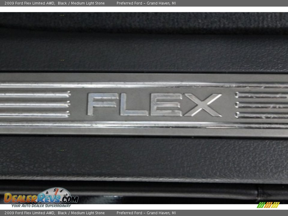 2009 Ford Flex Limited AWD Black / Medium Light Stone Photo #14