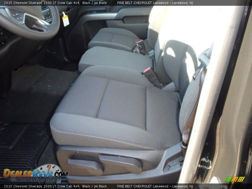 2015 Chevrolet Silverado 1500 LT Crew Cab 4x4 Black / Jet Black Photo #3