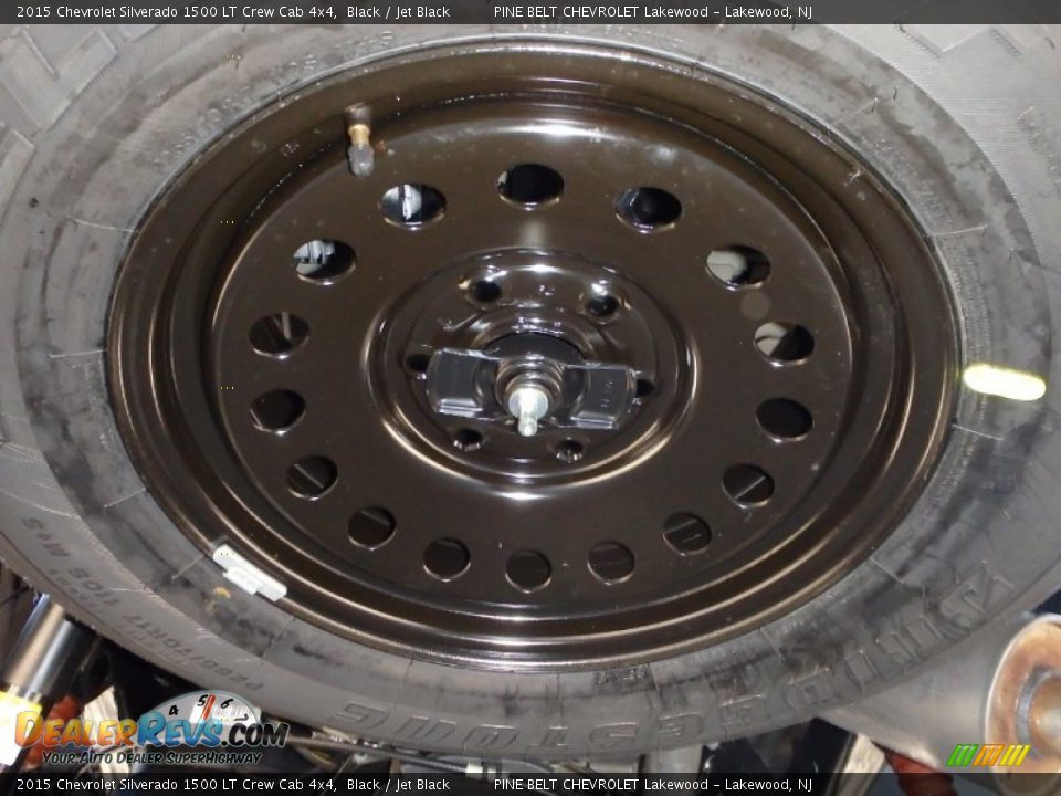 2015 Chevrolet Silverado 1500 LT Crew Cab 4x4 Black / Jet Black Photo #8