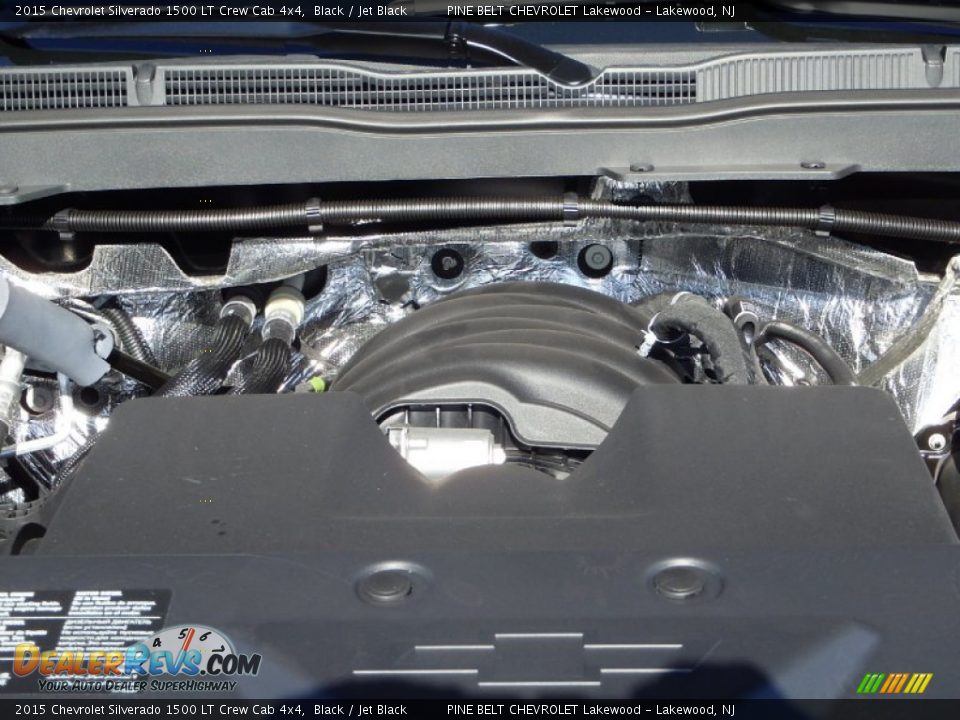 2015 Chevrolet Silverado 1500 LT Crew Cab 4x4 Black / Jet Black Photo #9
