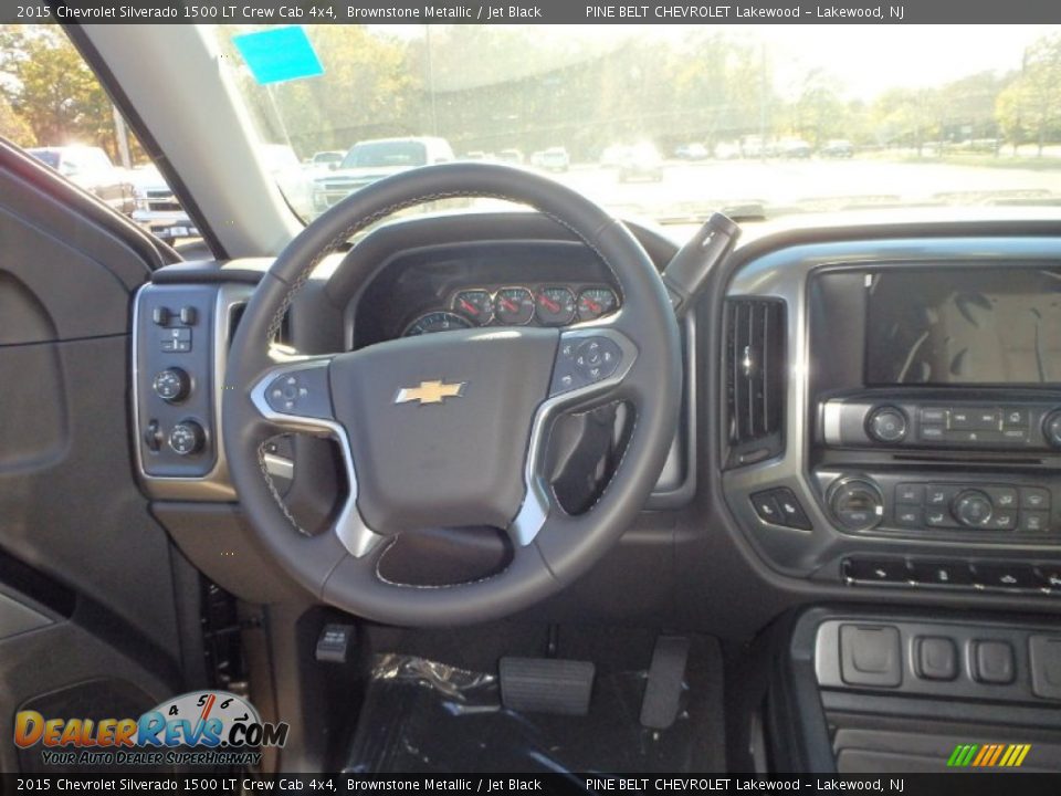 2015 Chevrolet Silverado 1500 LT Crew Cab 4x4 Brownstone Metallic / Jet Black Photo #6