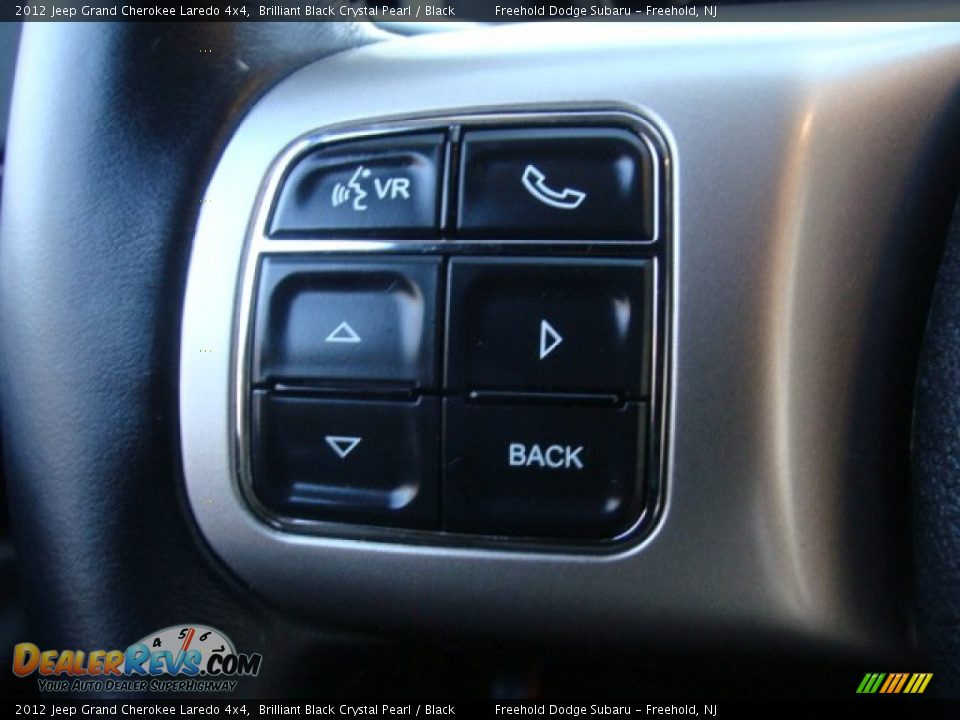 2012 Jeep Grand Cherokee Laredo 4x4 Brilliant Black Crystal Pearl / Black Photo #20