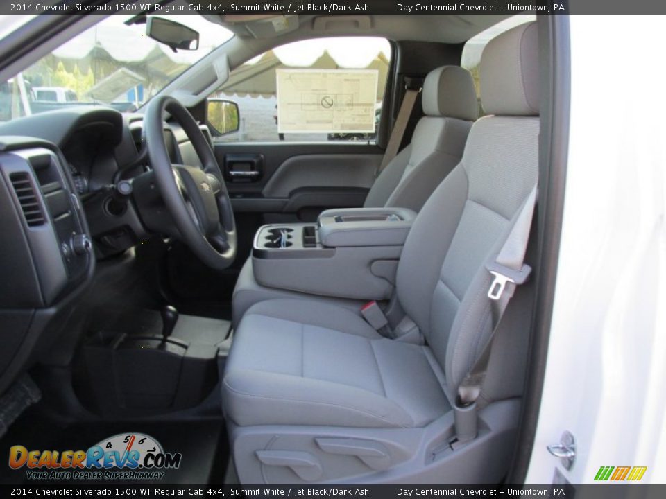 2014 Chevrolet Silverado 1500 WT Regular Cab 4x4 Summit White / Jet Black/Dark Ash Photo #14